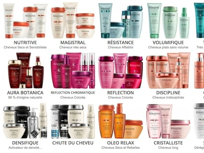 Soin et shampooing Kérastase au salon Grafik Coiffure