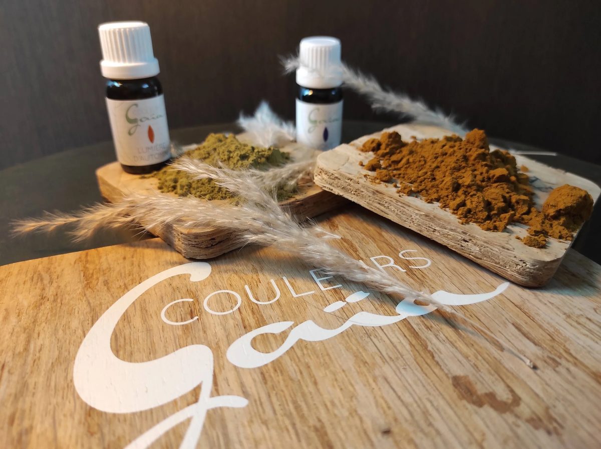 Gamme de produits capillaires bio Couleurs Gaïa